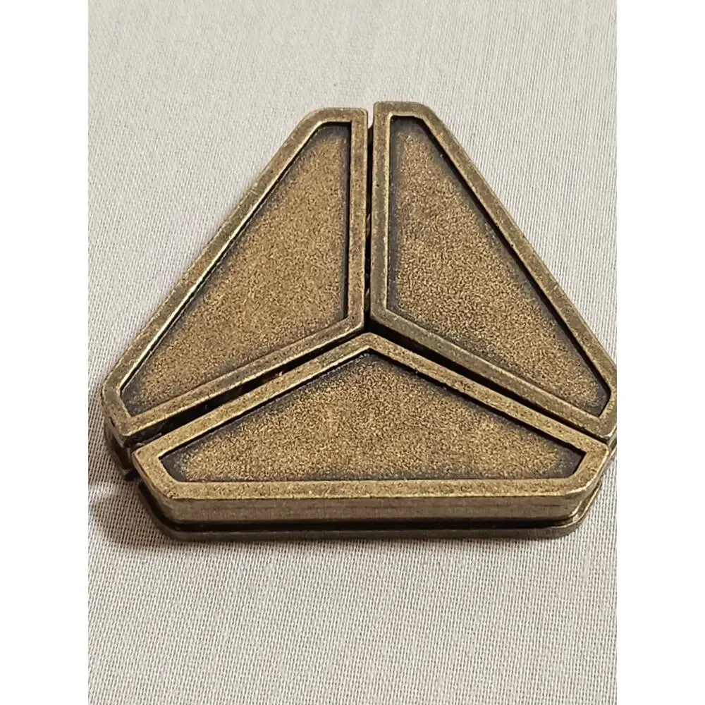 Geometric Shape Magic Toy Zinc Alloy Triangle Model Metal Puzzle Game